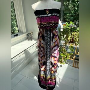 Bongo tribal maxi dress